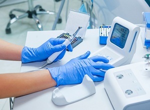 preparing dental laser